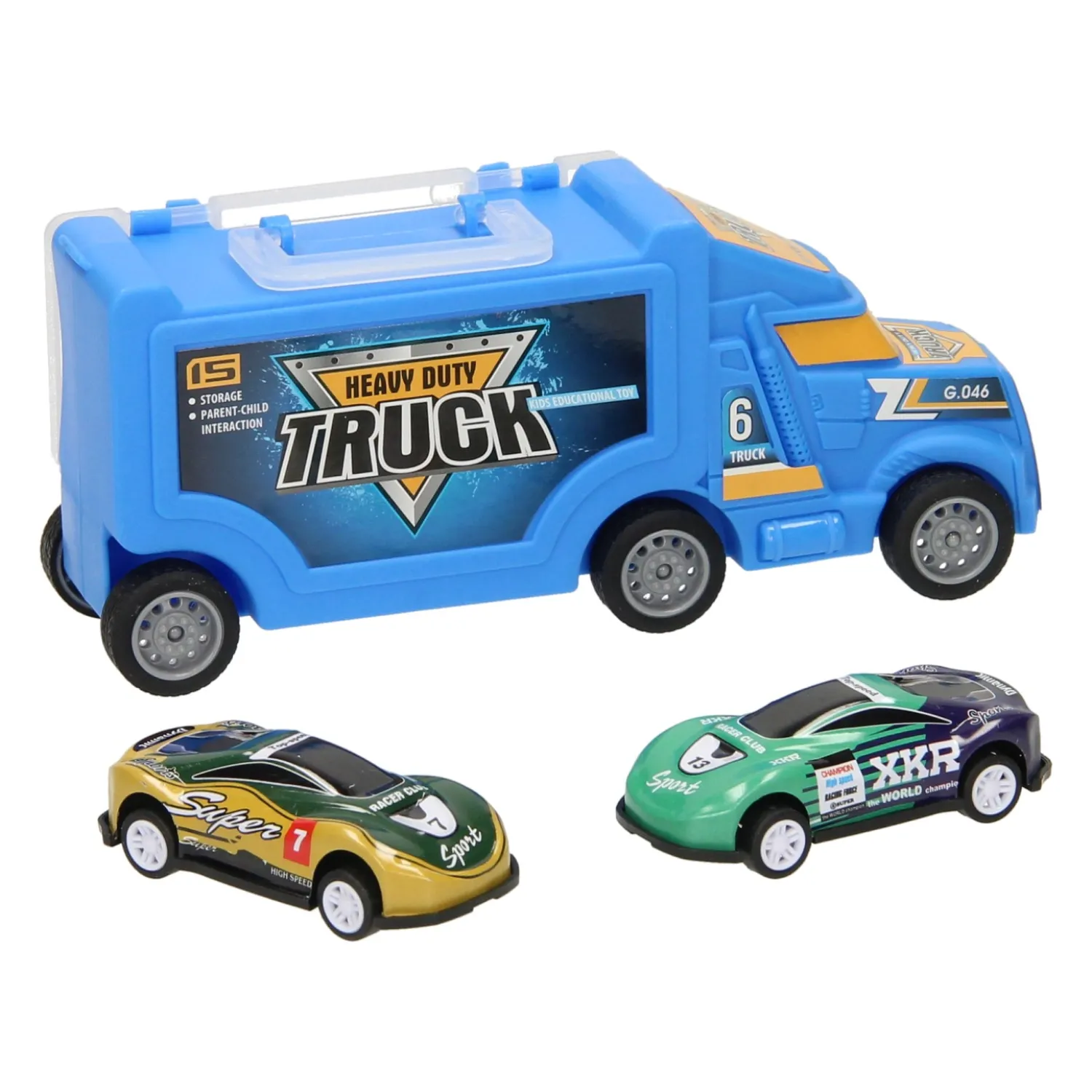 Vrachtwagen met 2 Auto's> Clearance