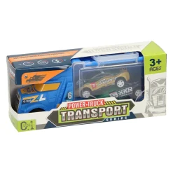 Vrachtwagen met 2 Auto's><noscript><img width=