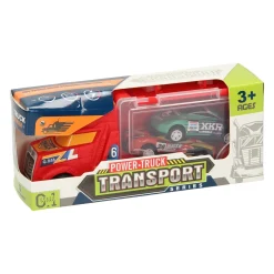 Vrachtwagen met 2 Auto's><noscript><img width=