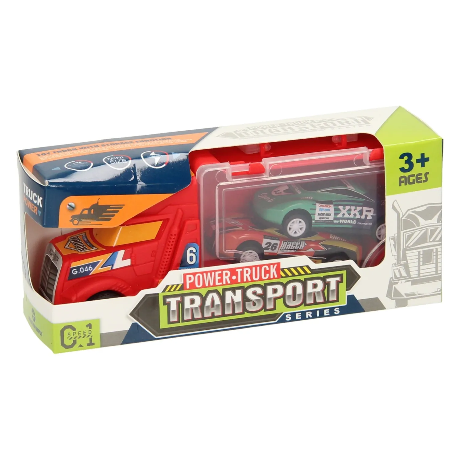 Vrachtwagen met 2 Auto's> Clearance