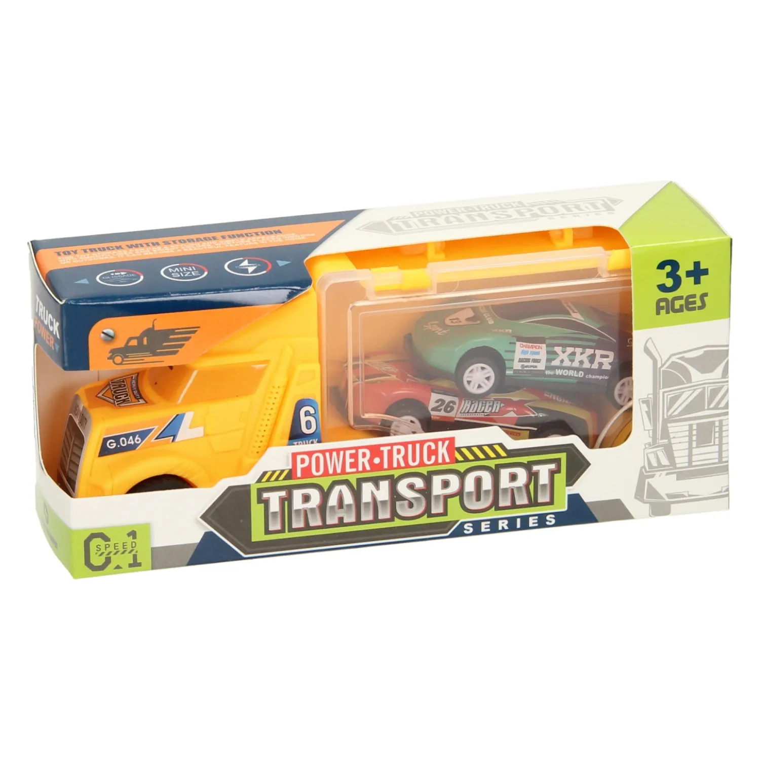 Vrachtwagen met 2 Auto's> Clearance