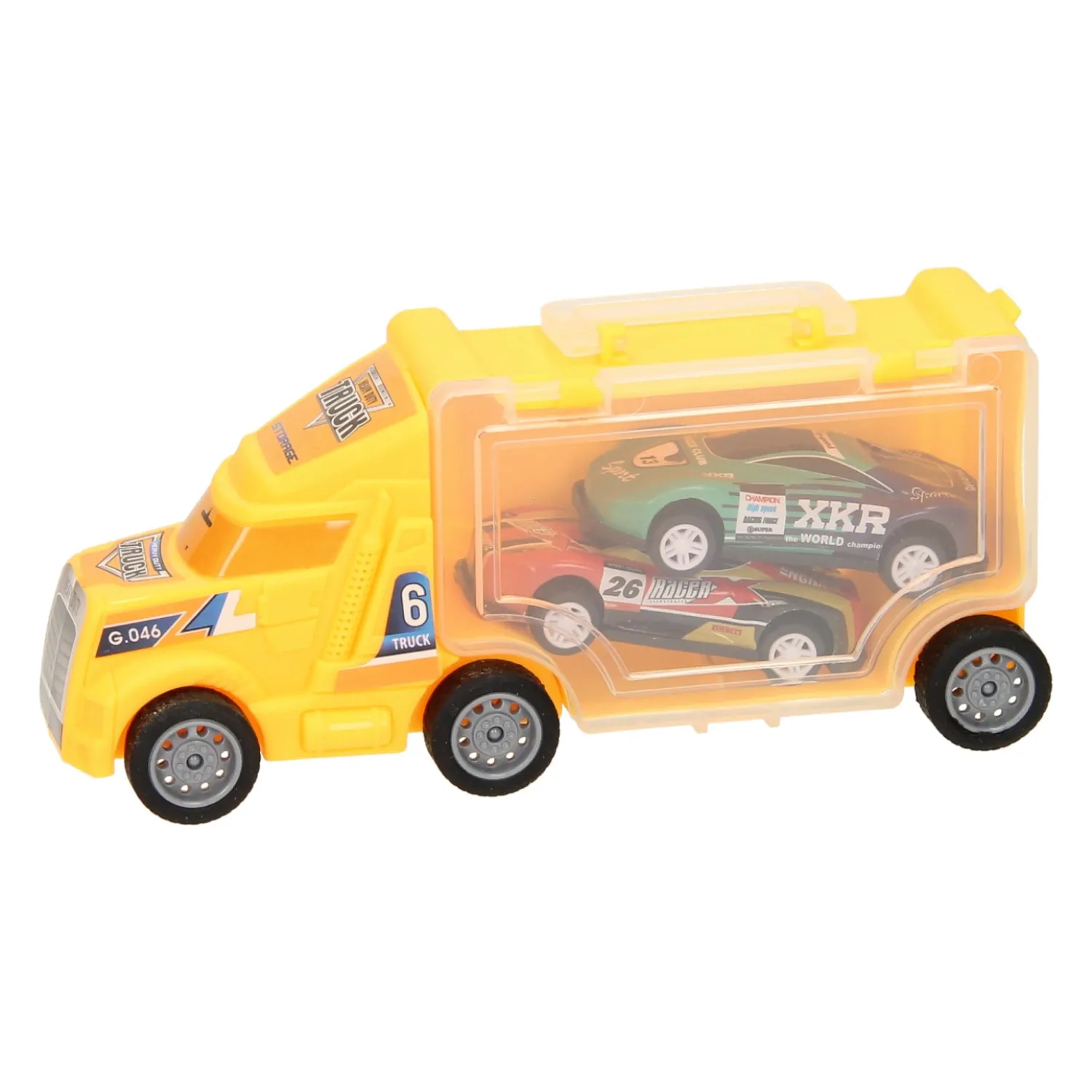 Vrachtwagen met 2 Auto's> Clearance