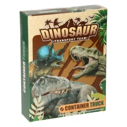 Vrachtwagenset Dino's en Haai, 3st.