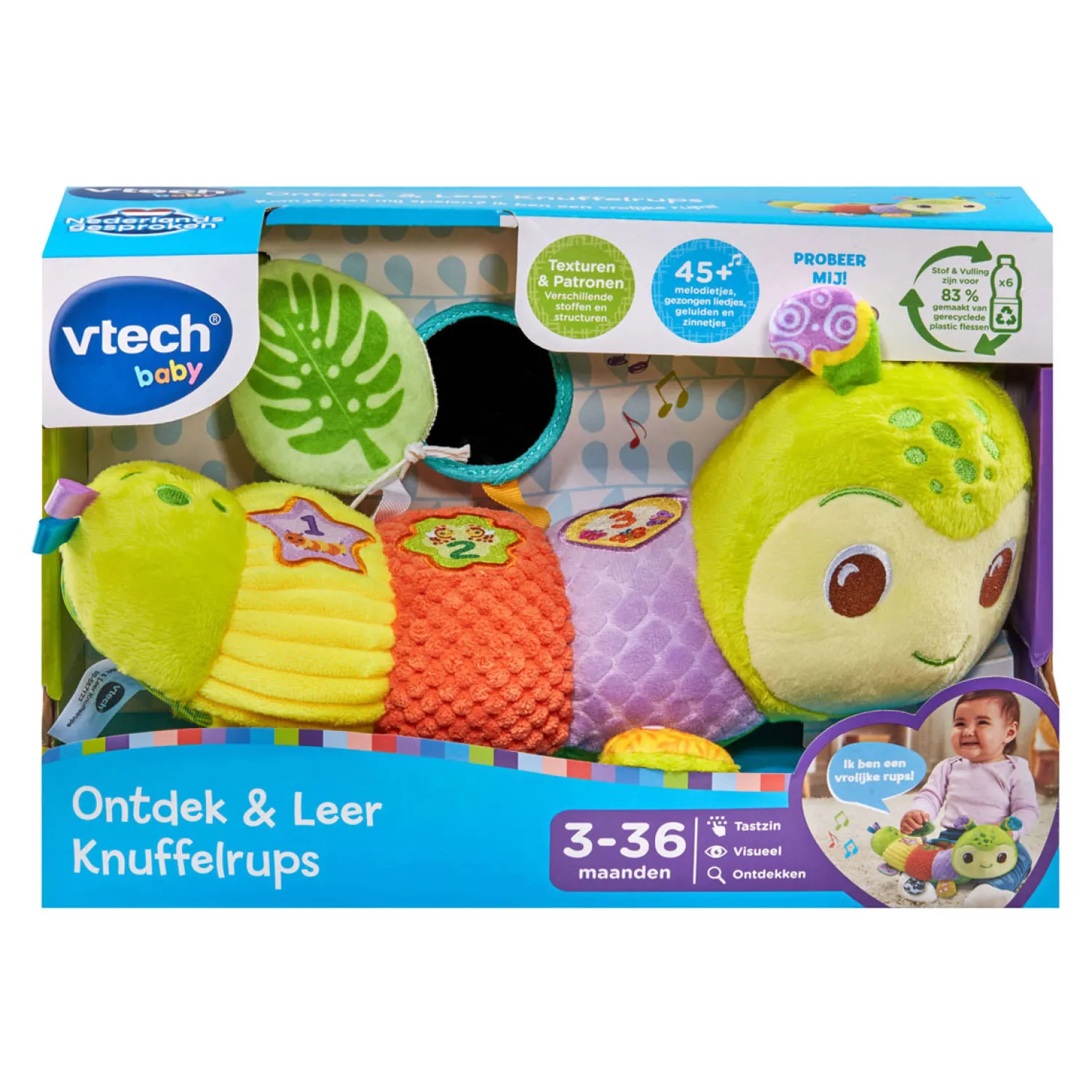 VTech Ontdek and Leer Knuffelrups New