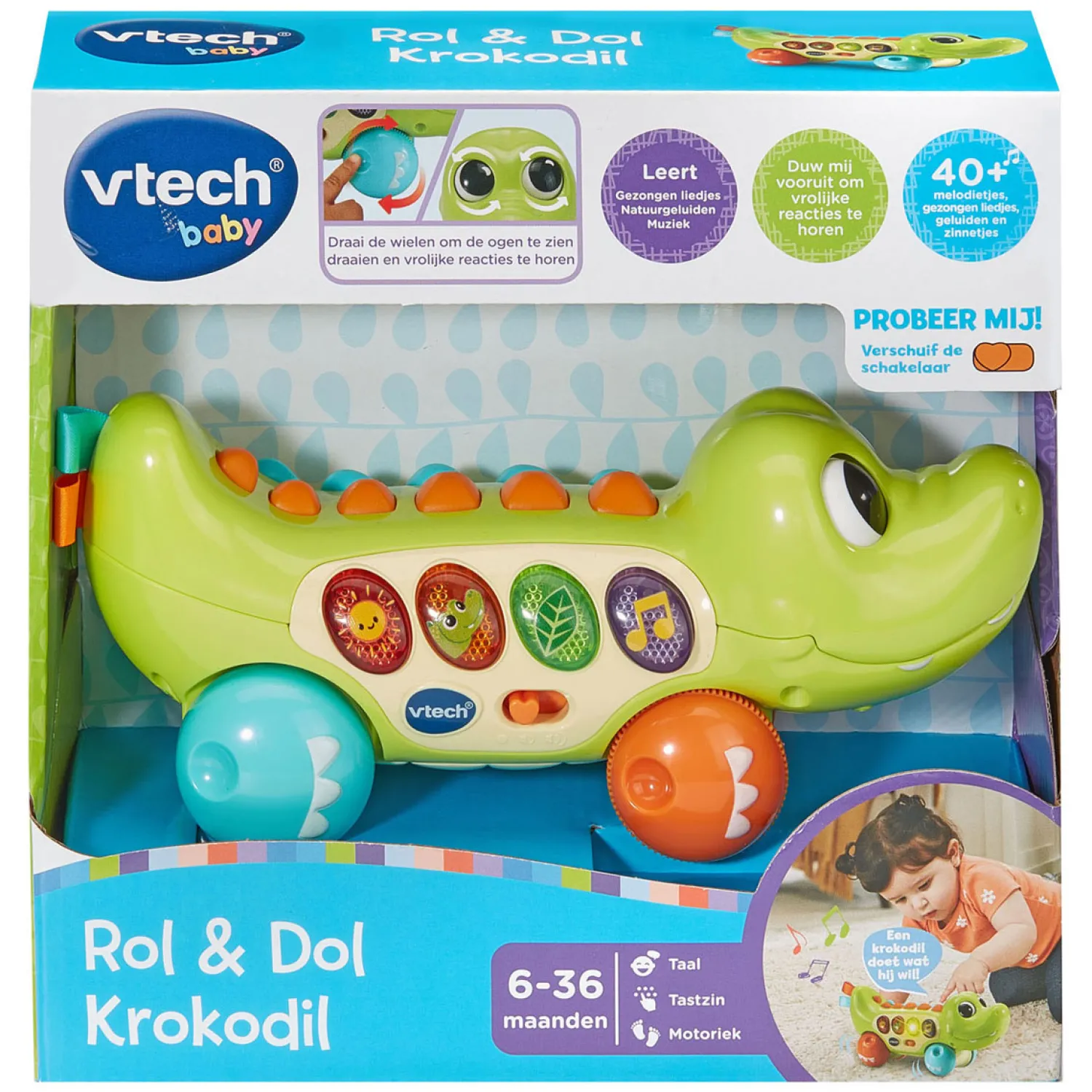 Rol and Dol Krokodil-VTech Hot