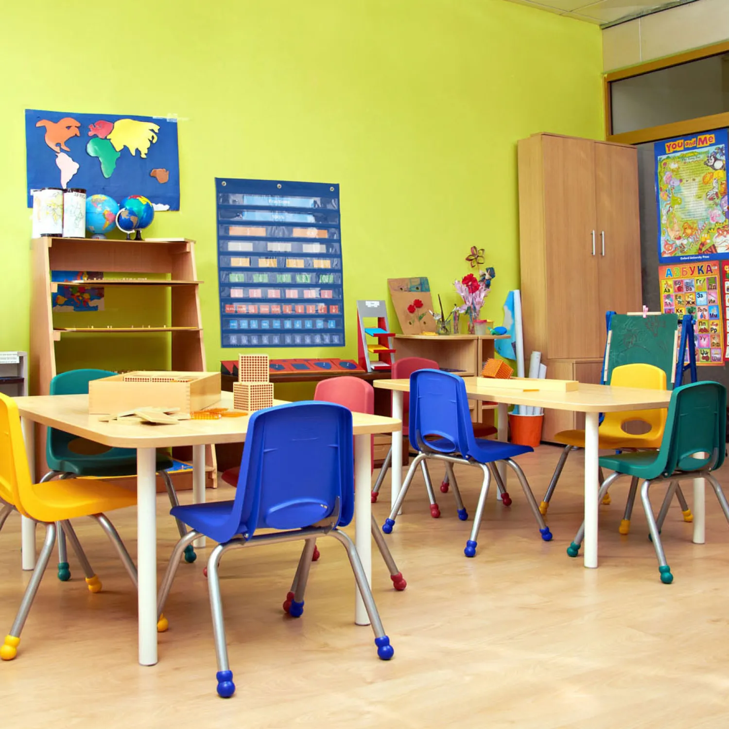 Wandkaart Breuken met 52 Kaarten>Achoka Discount