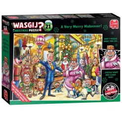 Wasgij Christmas 21 Legpuzzel - Een Feestelijke Make-Over! - 2x1000st.-Jumbo Clearance