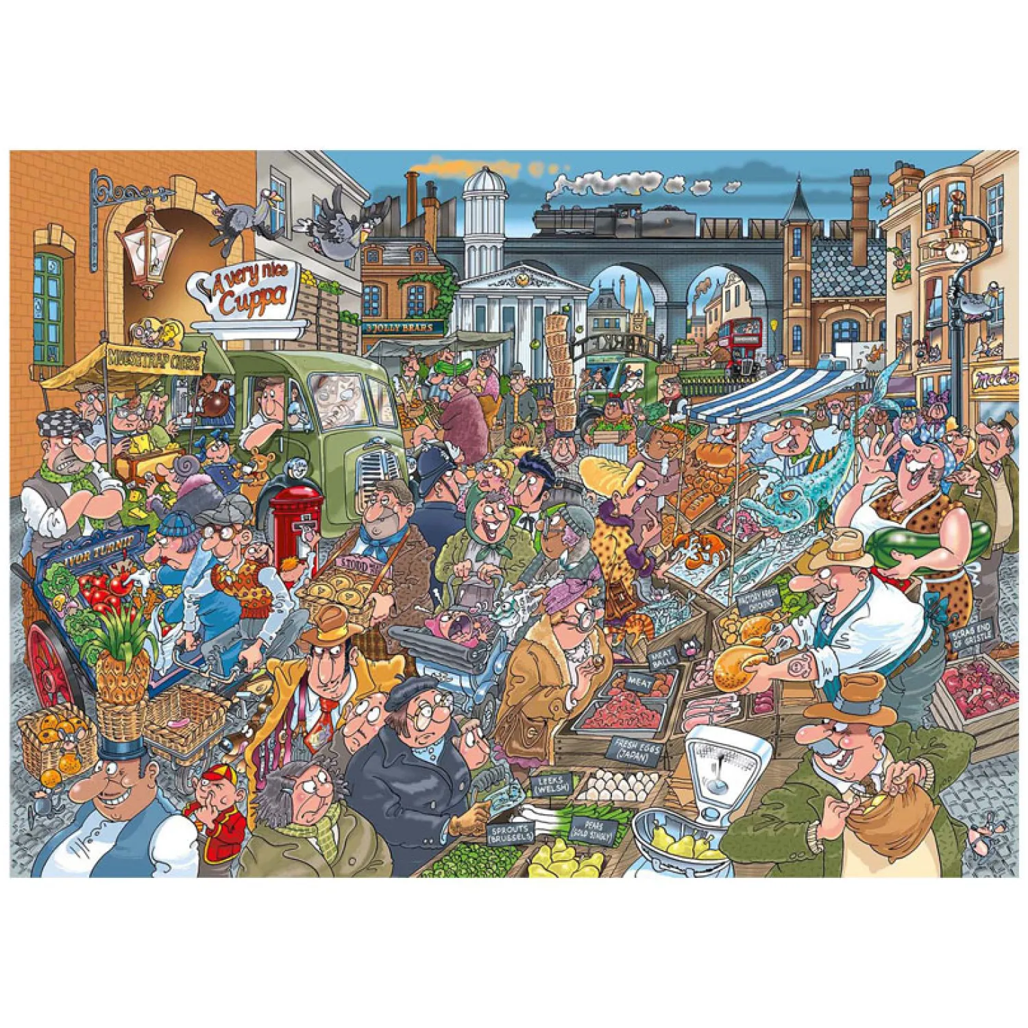 Jumbo Wasgij Destiny 26 Legpuzzel - Barstensvol Bio!, 1000st. New