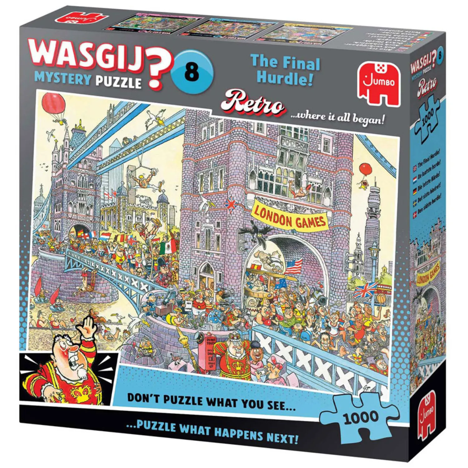 Wasgij Retro Mystery 8 Legpuzzel - De Laatste Horde!, 1000st.-Jumbo New