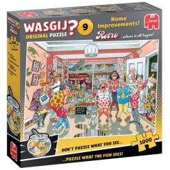 Wasgij Retro Original 9 Legpuzzel - Klein Verbouwinkje, 1000st.-Jumbo Outlet