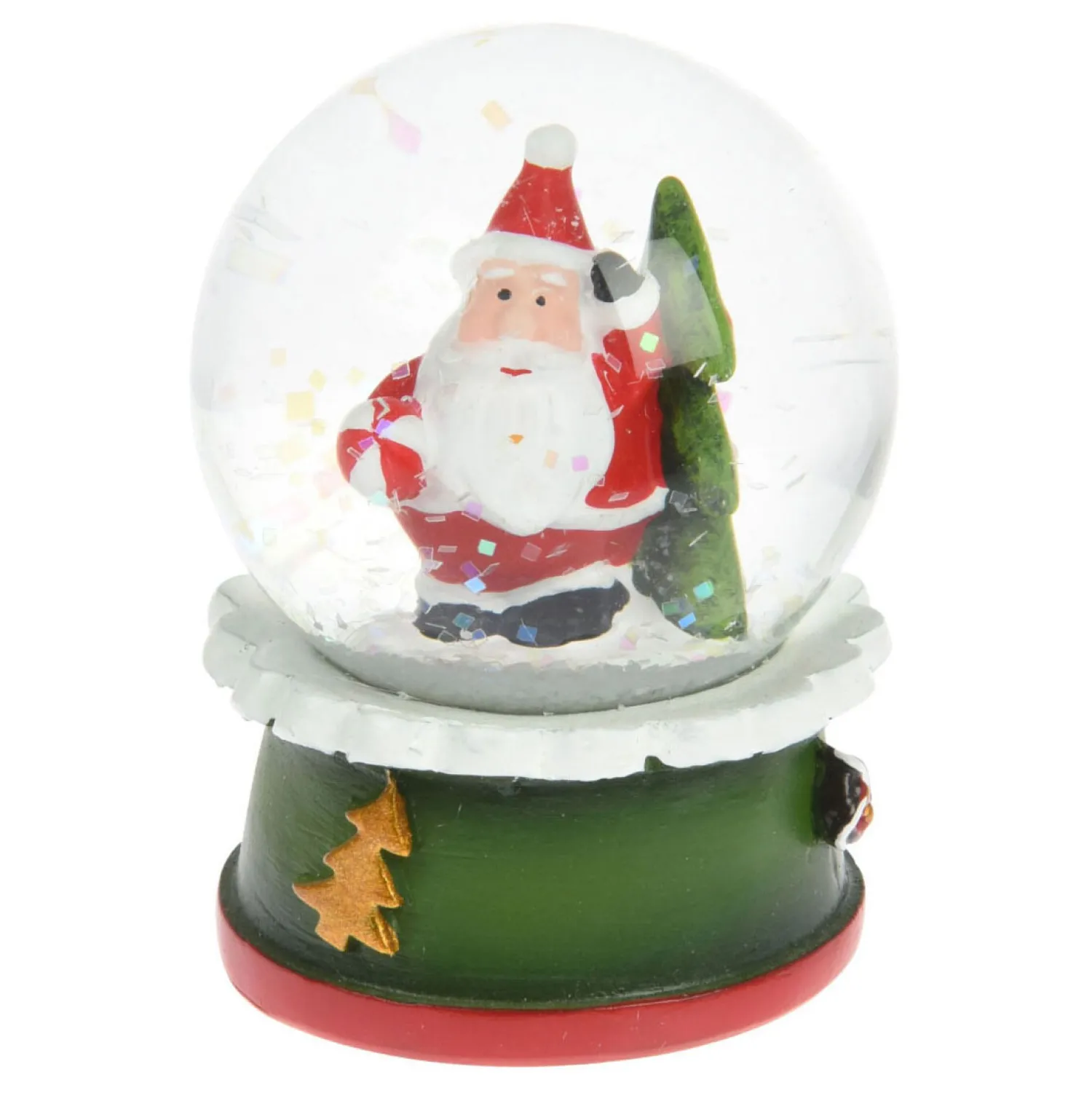Waterbal met Kerstfiguur, 4,5cm New