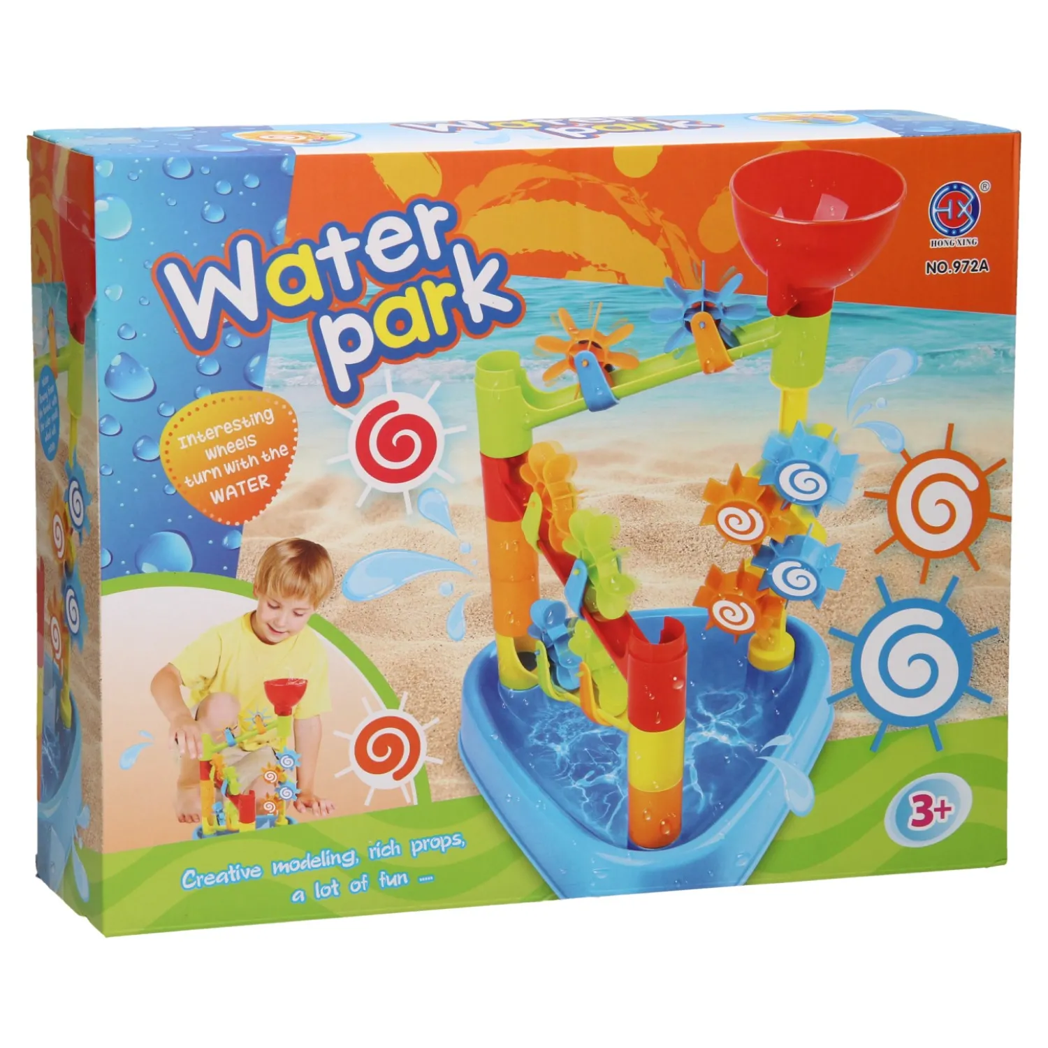 Waterspeelbaan Waterwielen Discount