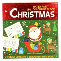 Waterverfblok Kerst-Wins Holland Hot