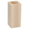 Waxinelichthouder Vierkant beukenhout, 13cm>Playwood Outlet