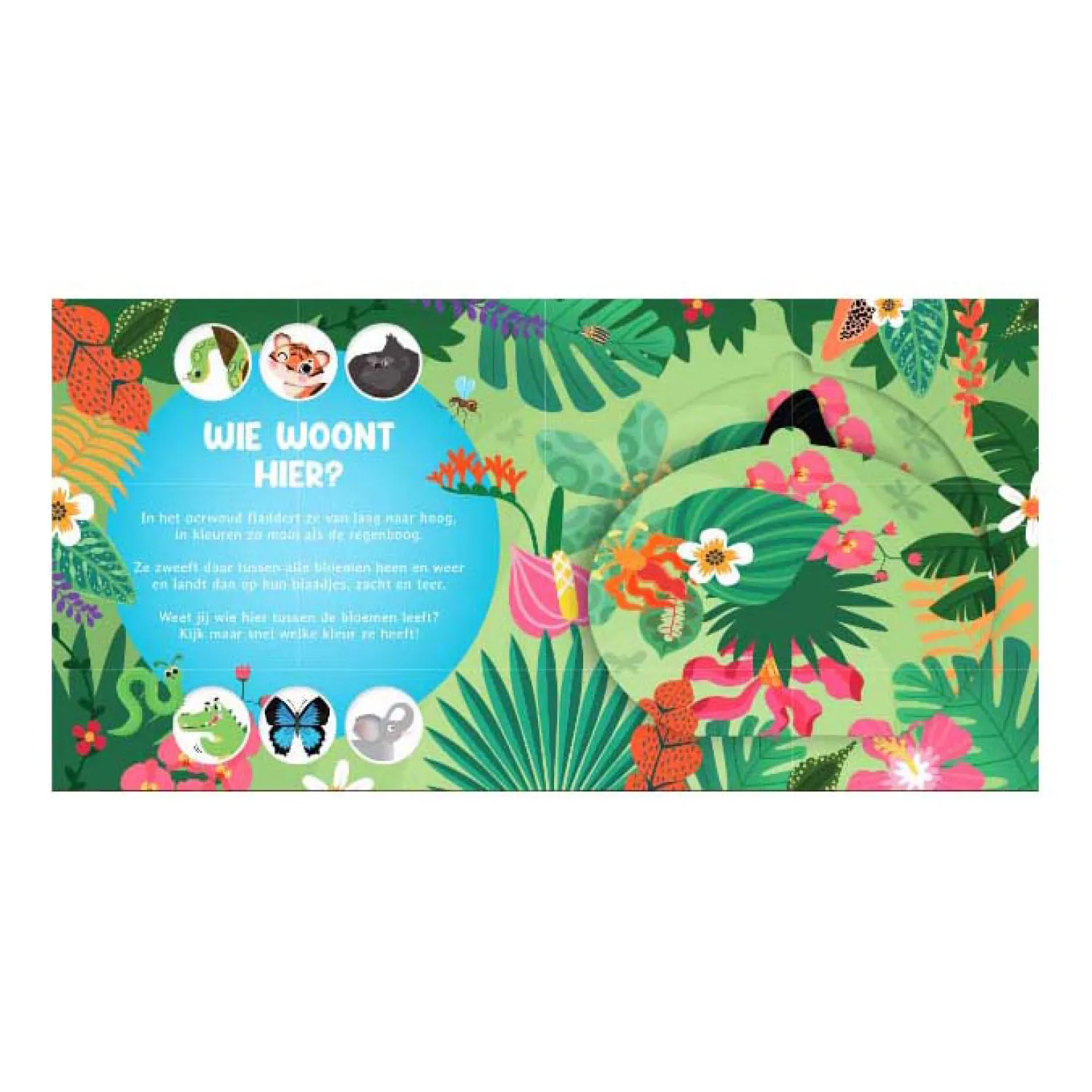 Lantaarn Publishers Wie Woont Hier? In de Jungle Flapjesboek Online