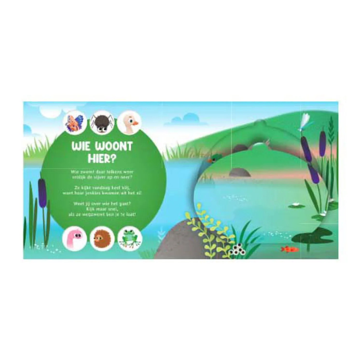 Lantaarn Publishers Wie Woont Hier? In de Natuur Flapjesboek