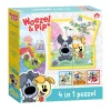 Woezel & Pip 4-1Puzzel>Bambolino Toys Discount