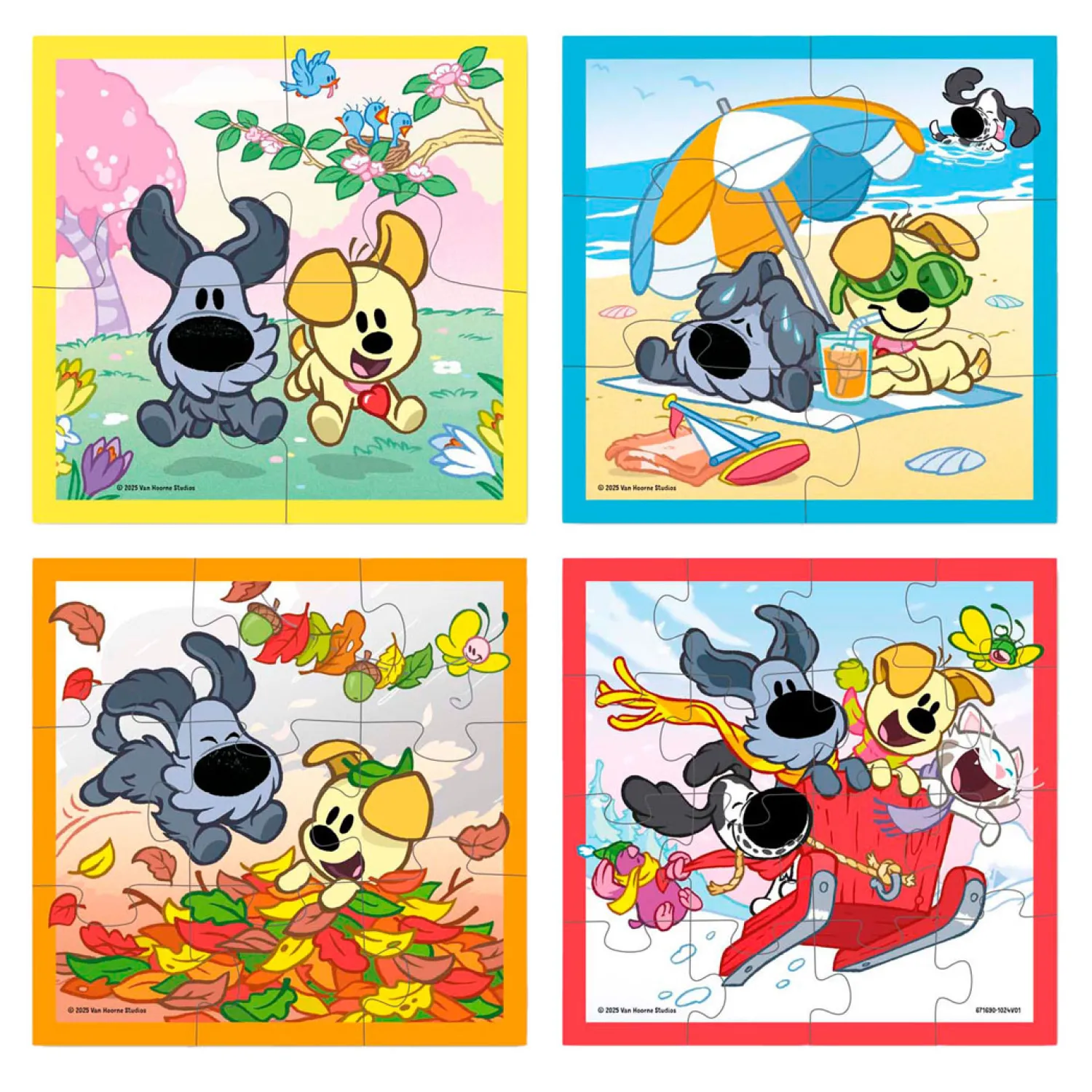 Woezel & Pip 4-1Puzzel>Bambolino Toys Discount