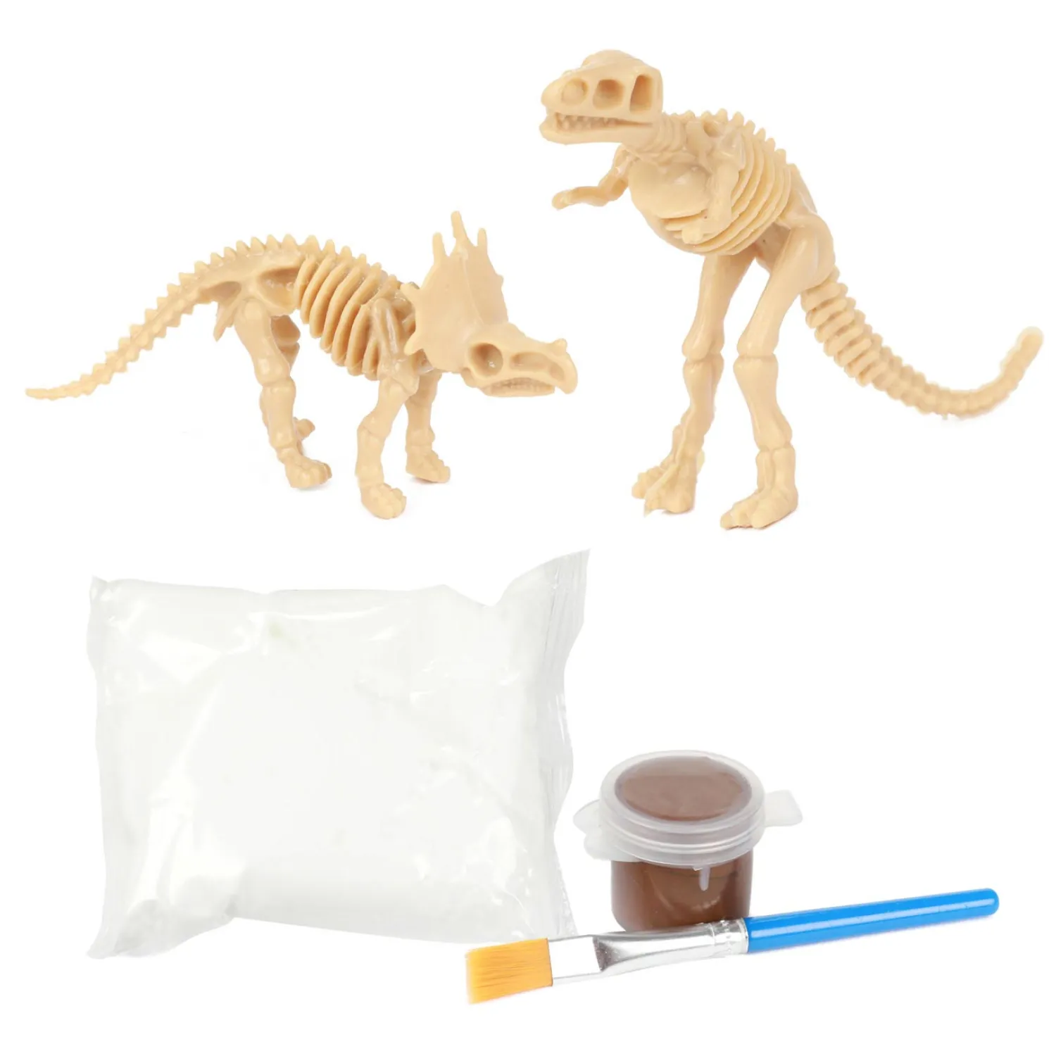 Air Clay Modelleer je eigen Dino Kleiset-World of Dinosaurs New