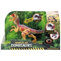 Dilophosaurus, Beweegbare Dino met Geluid>World of Dinosaurs Sale