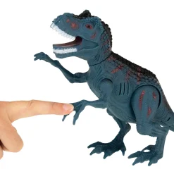 Dino met Geluid en Ei Blauw-World of Dinosaurs Clearance
