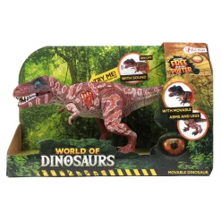 T-Rex, Beweegbare Dino met Geluid-World of Dinosaurs New