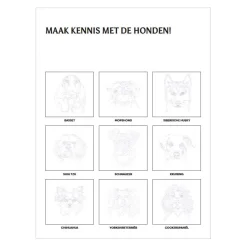 Deltas World of dogs Tekenen van Punt tot Punt New