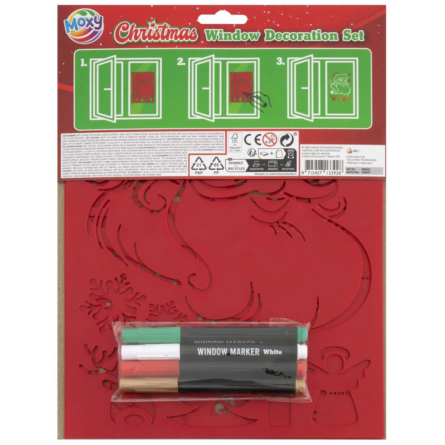 Xmas Raamdecoratie Set>Creative Craft Group Outlet