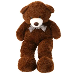 XXL Knuffelbeer Pluche Donkerbruin, 120cm Online