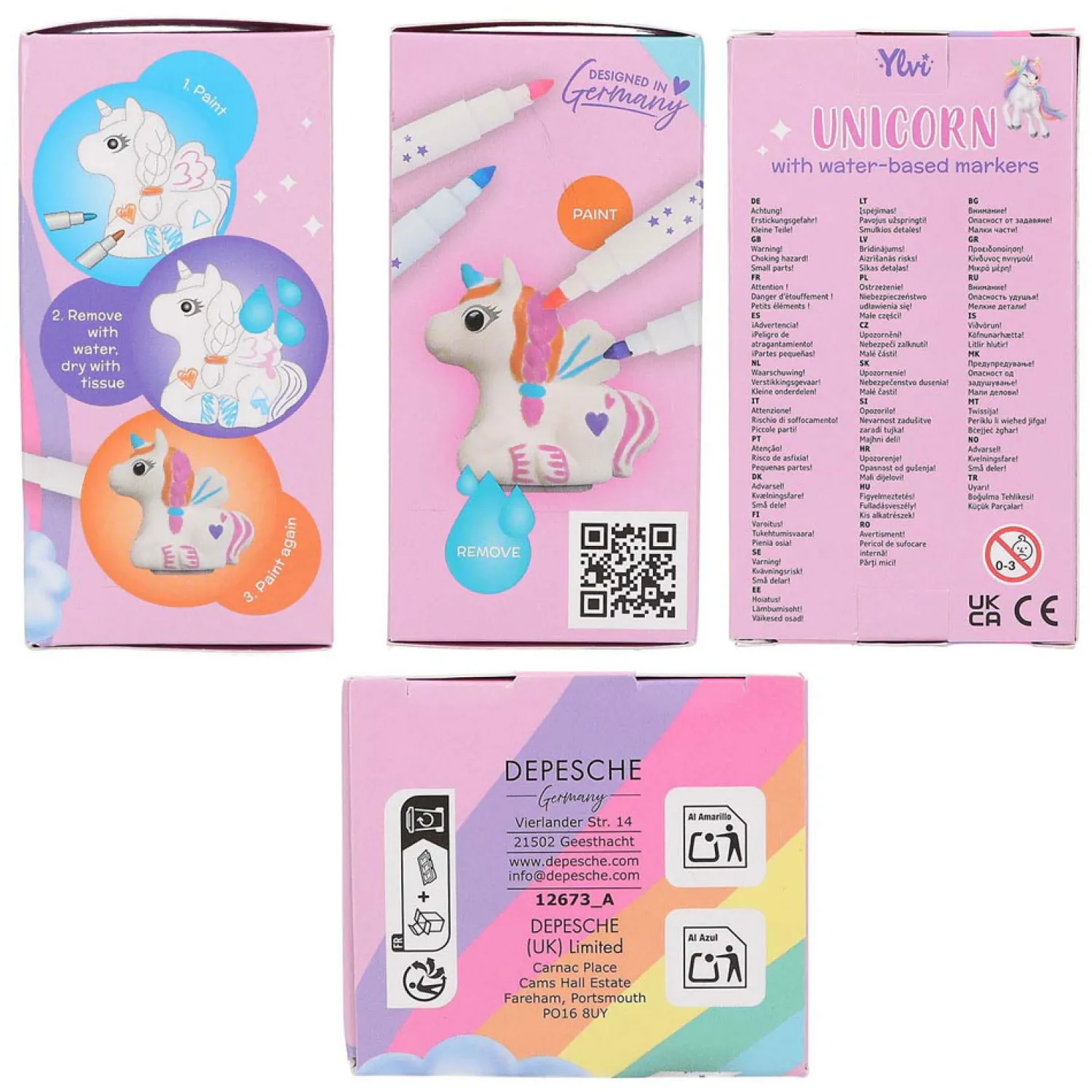 Ylvi & the Minimoomis Create Your Unicorn Kleurboek>Depesche