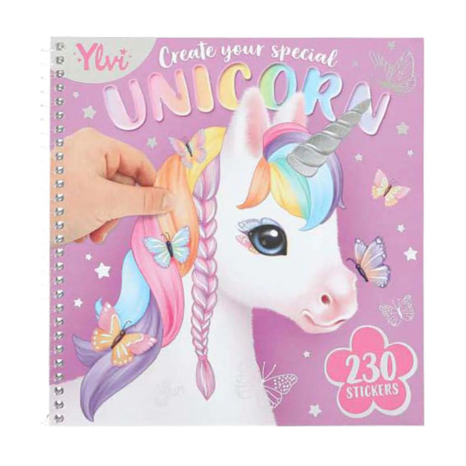 Ylvi Create Your Unicorn Dress me Up - Stickerboek-Depesche New