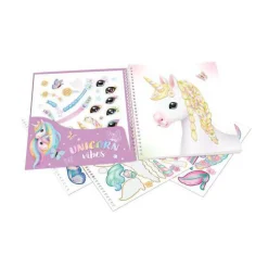 Ylvi Create Your Unicorn Dress me Up - Stickerboek-Depesche New