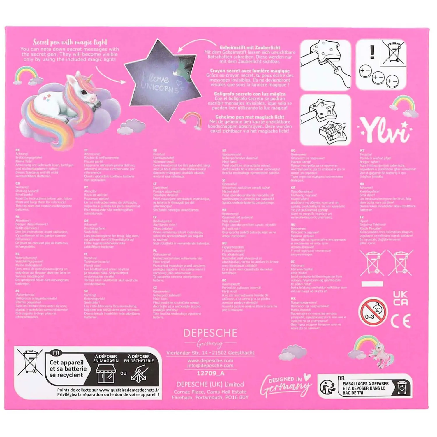 Ylvi Dagboek met Geheime Pen-Depesche New