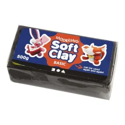 Zachte Klei - Zwart, 500gr.>Creativ Company Online