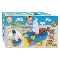 Zand - en Watertafel Piratenboot, 19dlg.- New