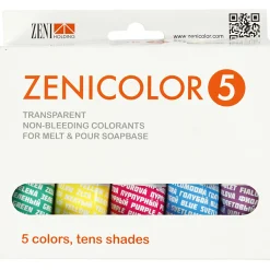 Zeepverf Kleur, 5x30gr>Creativ Company Hot