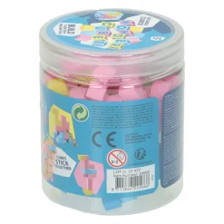 Johntoy Zelfklevende Herbruikbare Magische Bouwblokken in Opbergdoosje Sale