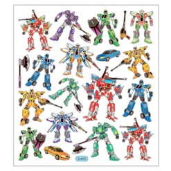 Zelfklevende Stickers Transformers, 1 Vel-Creativ Company Hot