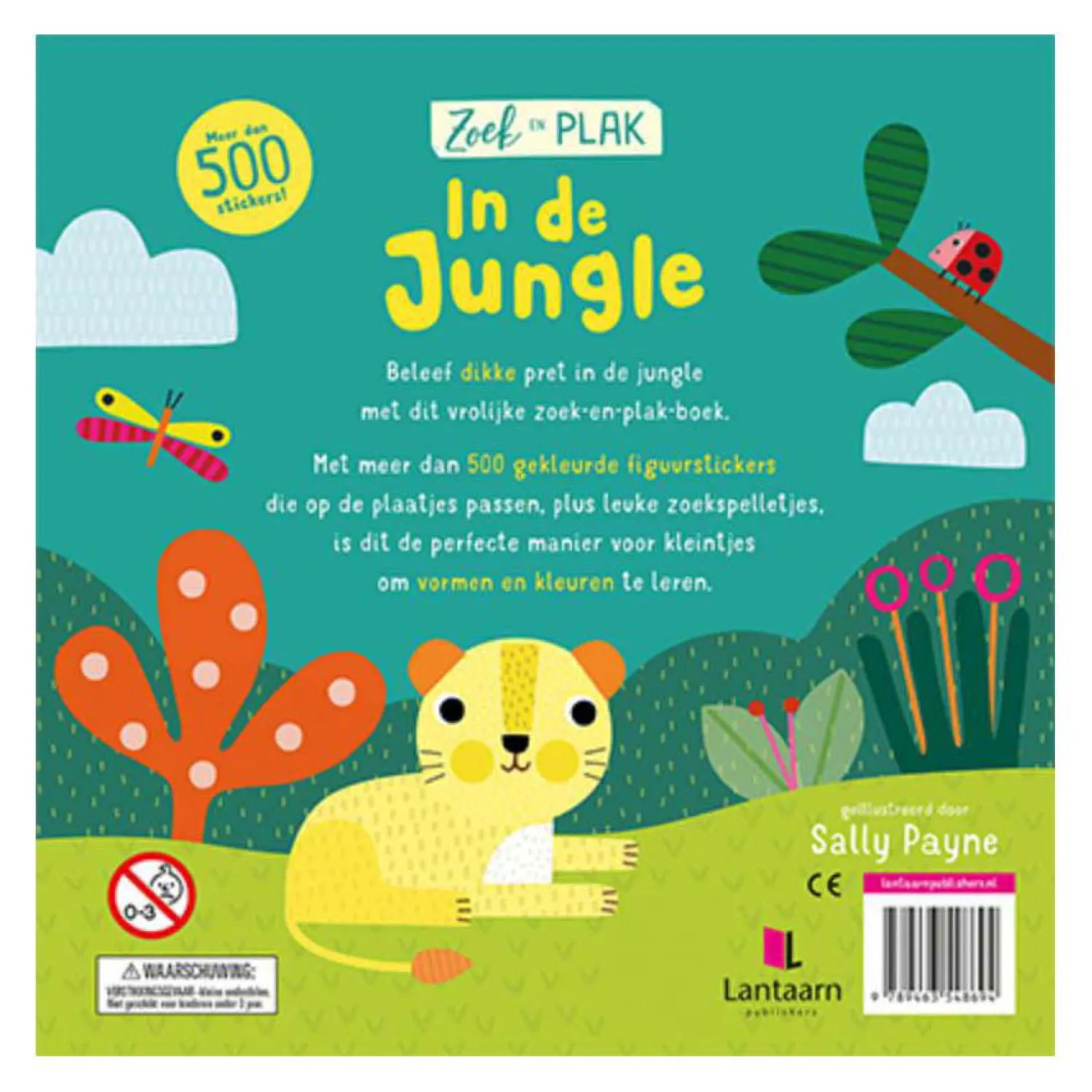 Lantaarn Publishers Zoek en Plak - In De Jungle Stickerboek Outlet