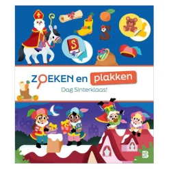Zoeken en Plakken - Dag Sinterklaas! 3+>Standaard Uitgeverij