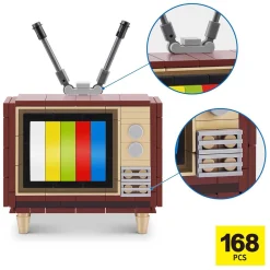 Max Premium Retro TV Bouwset in Verrassingsbal - 168dlg.-ZURU Hot
