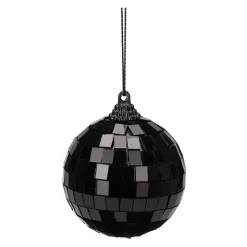 Zwarte Kerstbal Spiegelbol, 12st.> Online
