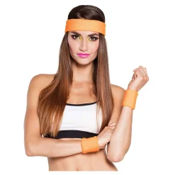 Boland Zweetbanden Neon Oranje, 3st. Clearance